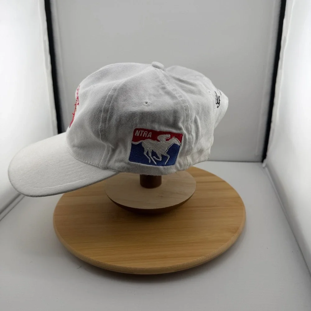 Vintage 1998 Real Quiet Horse Racing NTRA Triple Crown Snapback Hat Rare
